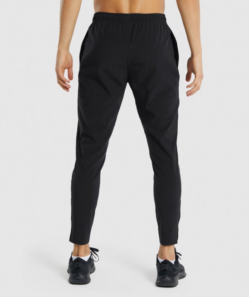 Spodnie Do Biegania Gymshark Arrival Woven Męskie Czarne | PL 867LWG